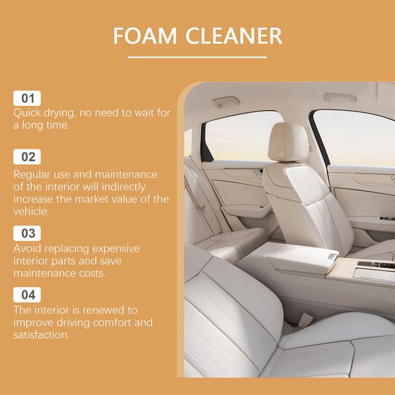 สเปรย์โฟมอเนกประสงค์สำหรับทำคว - Leather Cleaner Interior บทวิจารณ์และราคา